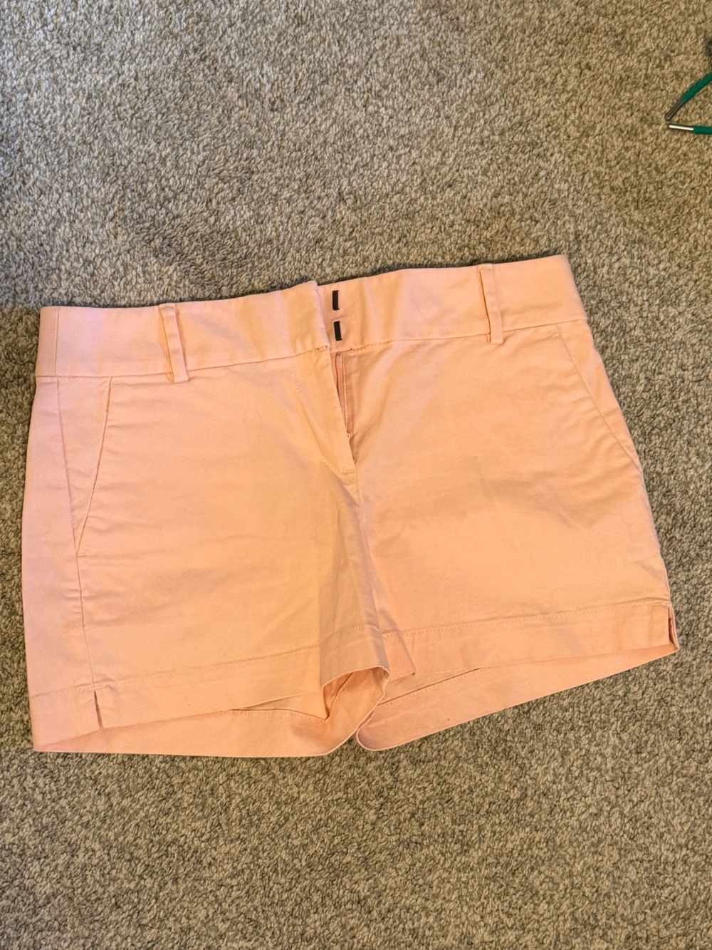 LOFT light Pink/peach chino Shorts
